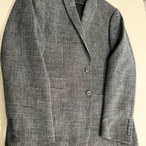 Andre Fezza Gray Blazer. 42 Regular Fit. Men.